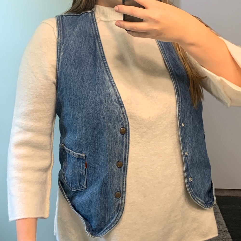 LEVI ORANGE TAB VINTAGE VEST